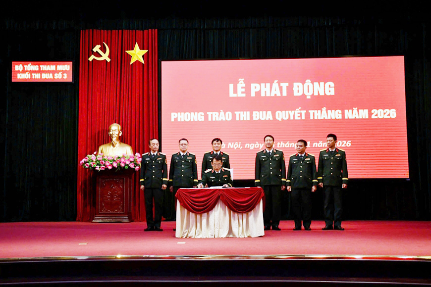 Khối thi đua số 3 Bộ Tổng Tham mưu: Phối hợp chặt chẽ, thi đua đạt hiệu quả thiết thực